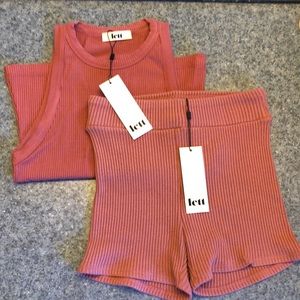LETT High Neck Ventura Tank & Gotland Shorts Bundle Made in USA